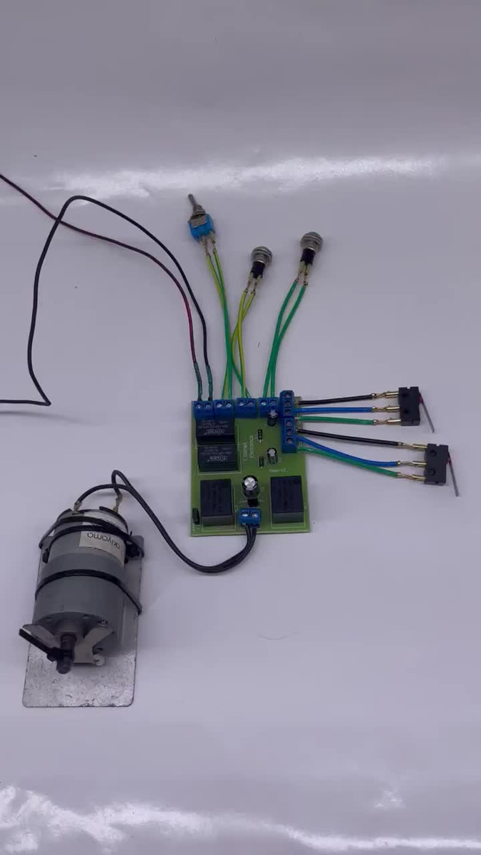 Inversor Automático Sentido Giro Motor 12v Dc Sensor Loop 24