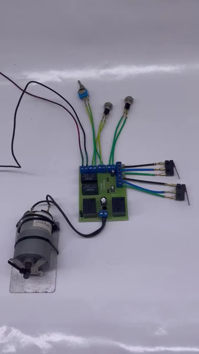 Inversor Automático Sentido Giro Motor 12v Dc Sensor Loop 24