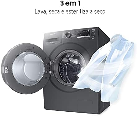 Lava e Seca Samsung WD11A com Ecobubble WD11A4453BX Inox Look 11/7kg 127V