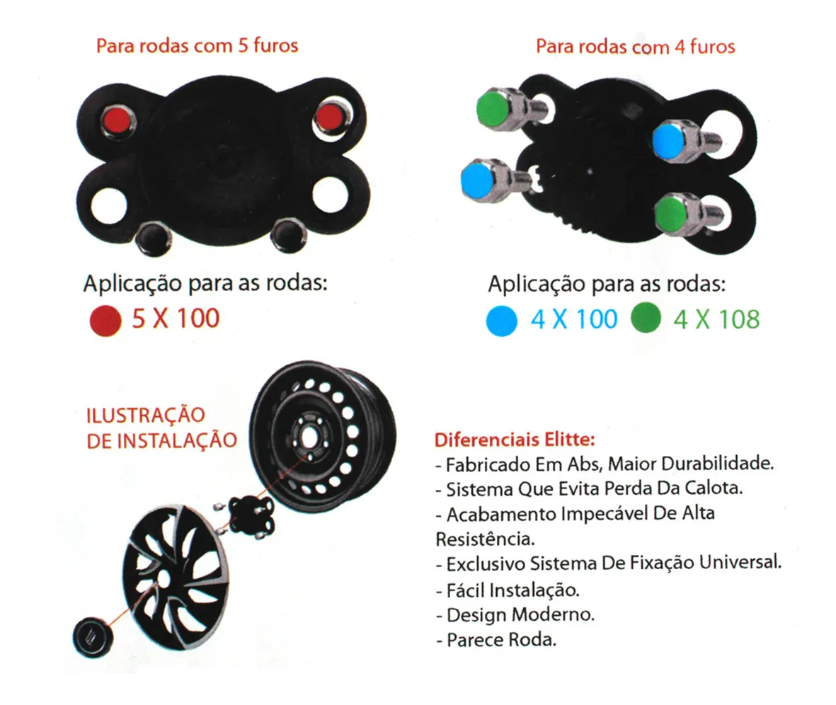 Jg Carlota 14 Peugeot 206 207 306 307 Preta Vermelha Nitro