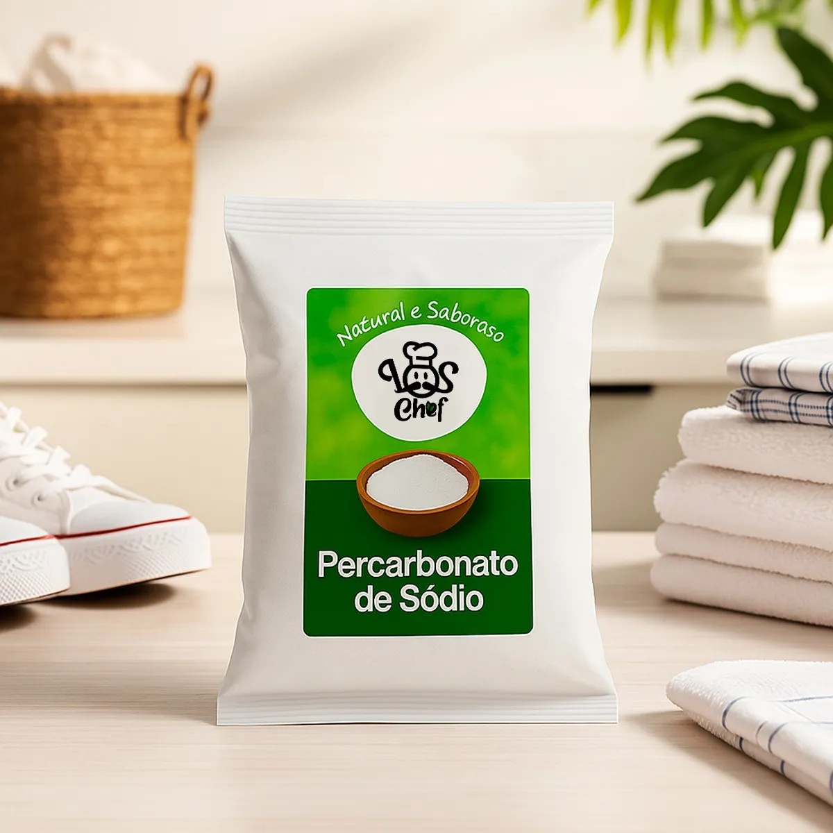 Percarbonato Sódio 1kg Puro Tira Remove Manchas Los Chef