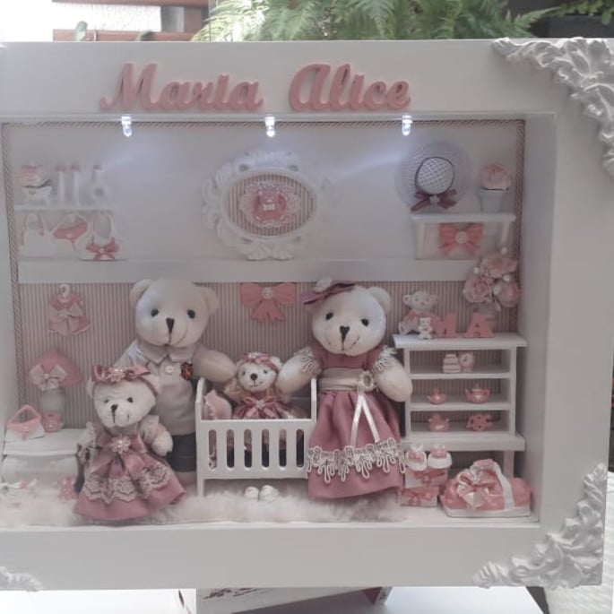 Quadro Maternidade Amor Maior - Rosê