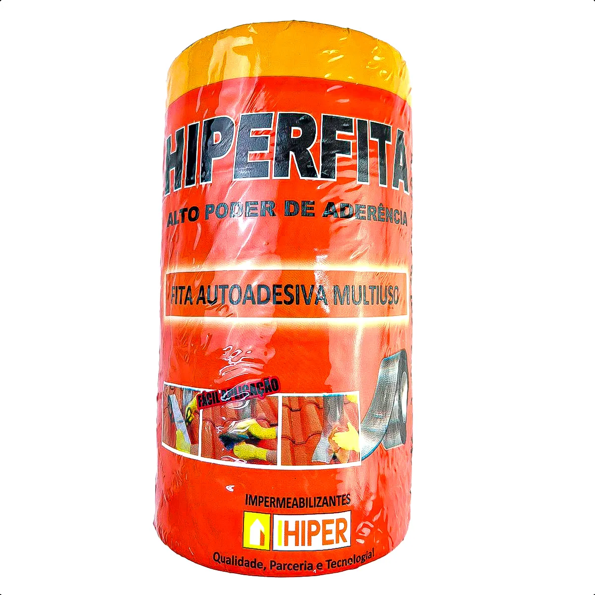 Manta Asfáltica Aluminizada Telhado Autoadesiva- 20cm X 10m