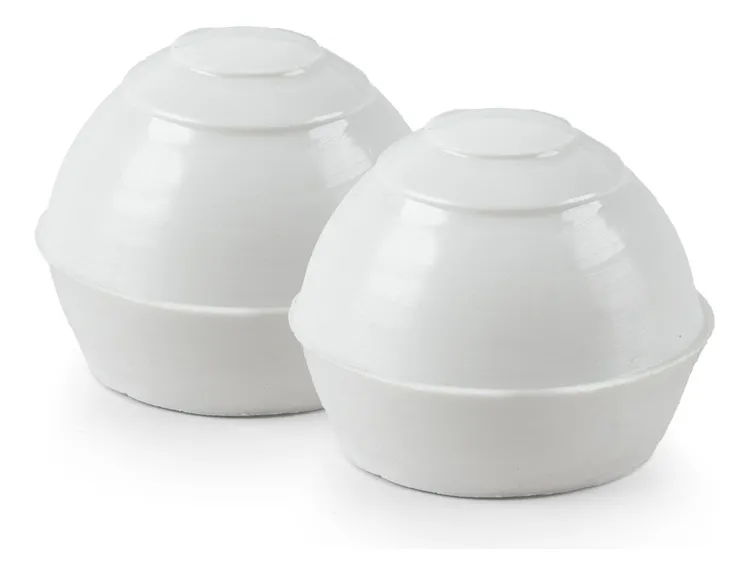 Kit Completo Varão Simples 2 Metros 19mm Para Cortina Cor Branco