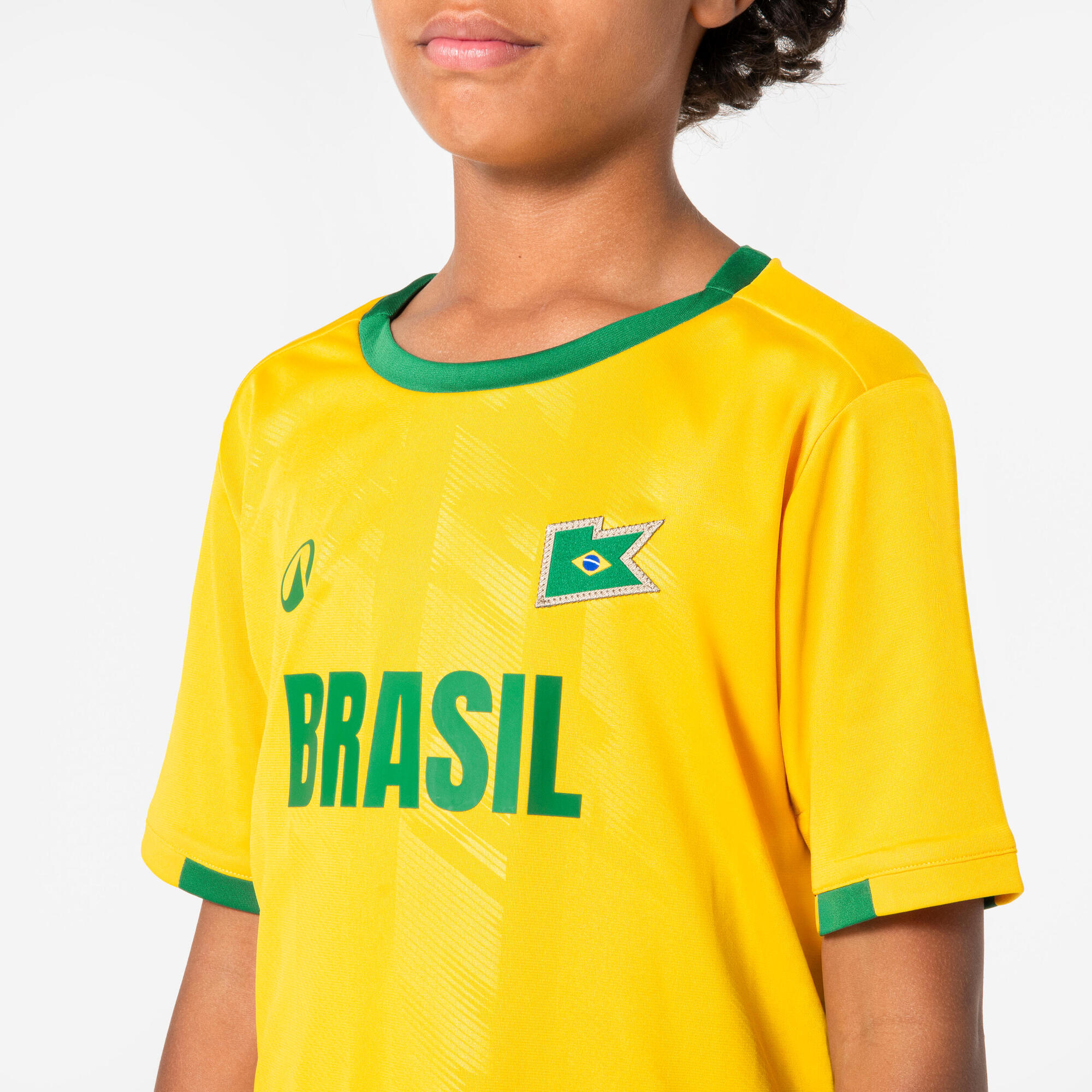 Camisa de Torcedor de Futebol Infantil do Brasil