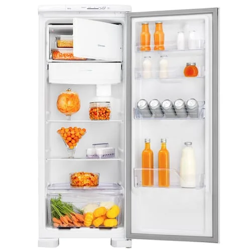 Geladeira Electrolux Degelo Prático RE31 com Controle de Temperatura 240L - Branca  - 110V