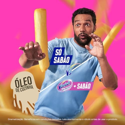 Vanish Tira Manchas Em Pó, Multi Power Oxi Action, para Roupas Coloridas Refil 2,5Kg