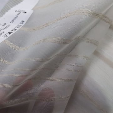 Cortina voil trabalhado prega americana para trilho suíço Ma