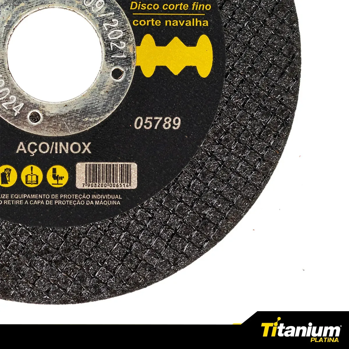 Discos Corte Fino Navalha 4.1/2 X 1,0 X 7/8 Titanium 50 Uni