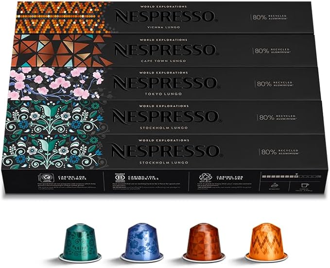 Cápsulas de Café Original Nespresso Lungo - 50 Cápsulas