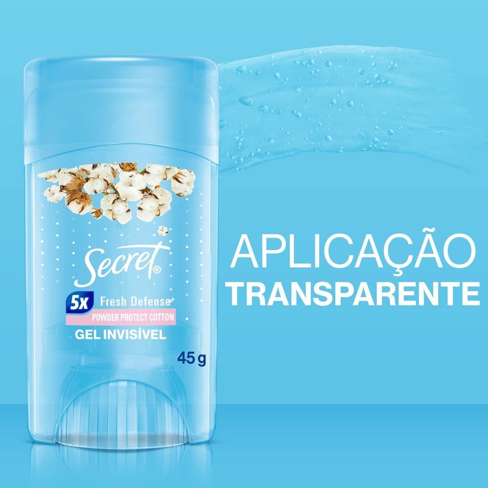 Desodorante Gel Secret Algodão 45g