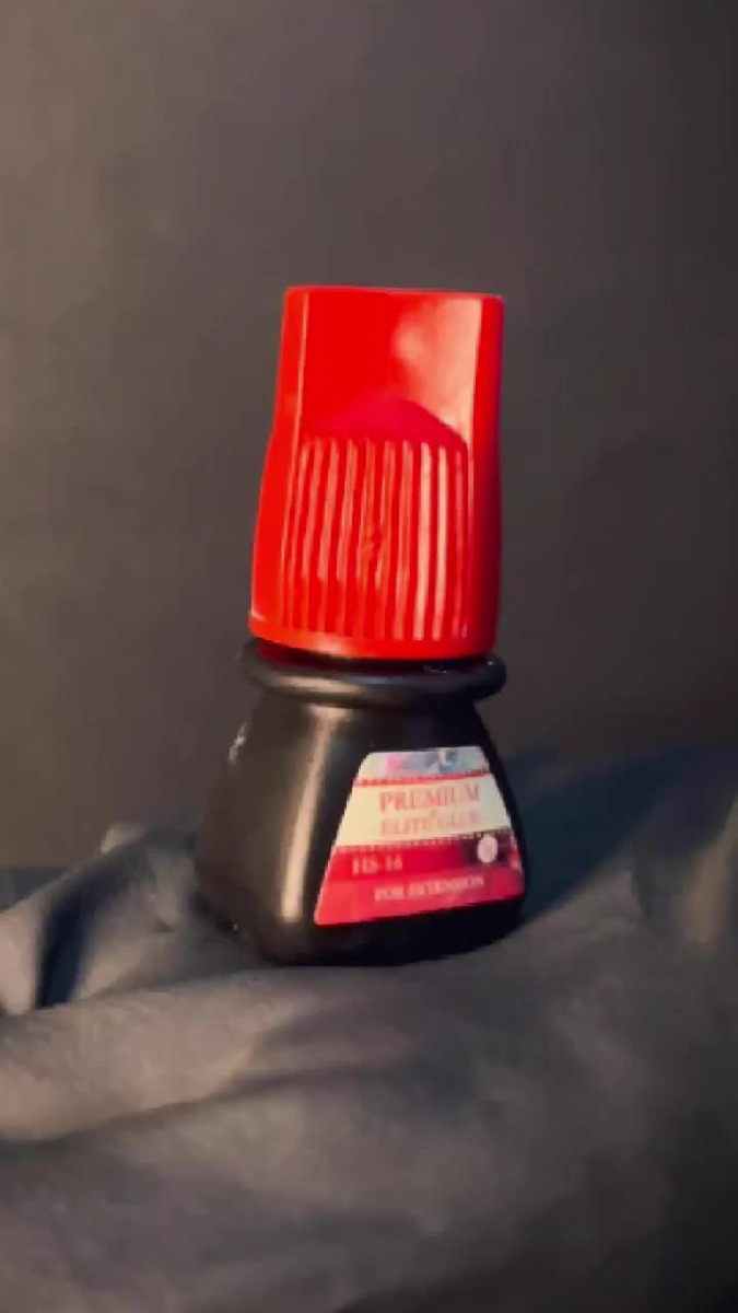 Cola Extensão Cílios Elite HS-16 3ml Secagem Rápida Preta