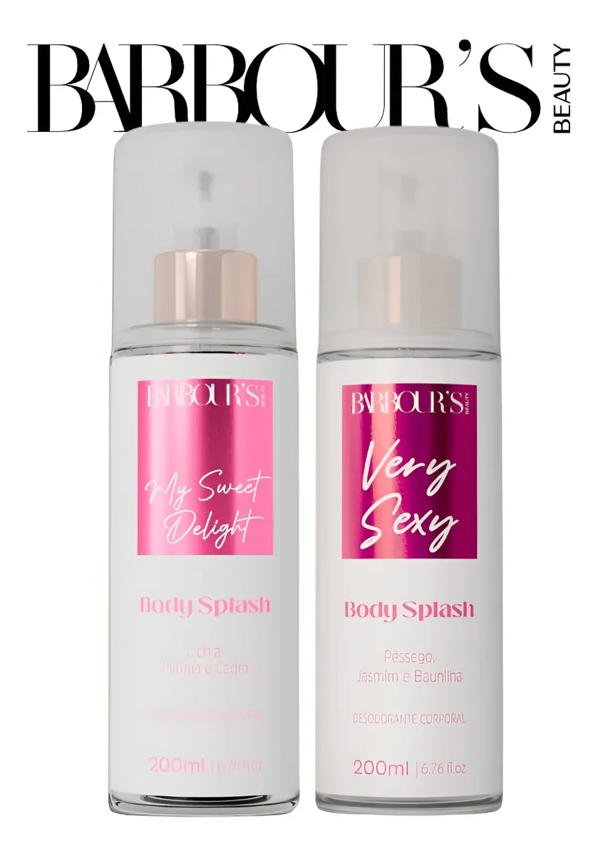 Body Splash Delight e Very Sexy 200ml Barbour's Beauty Brasil