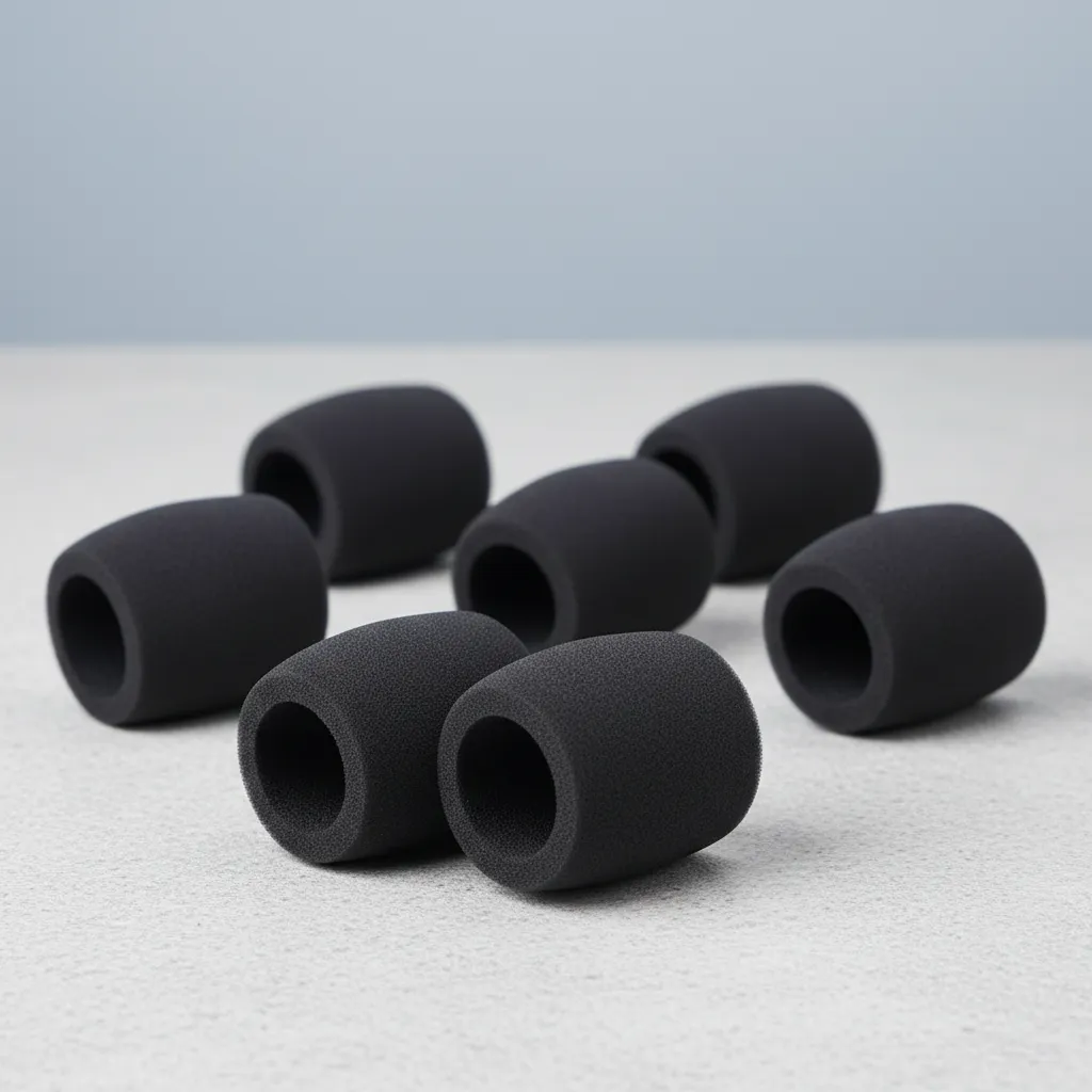 Kit 6 Espuma Para Microfone De Mão Sem Fio Sm58