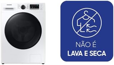 Samsung Lavadora de Roupas Digital Inverter Porta Black WW11T Branca 11kg 220V