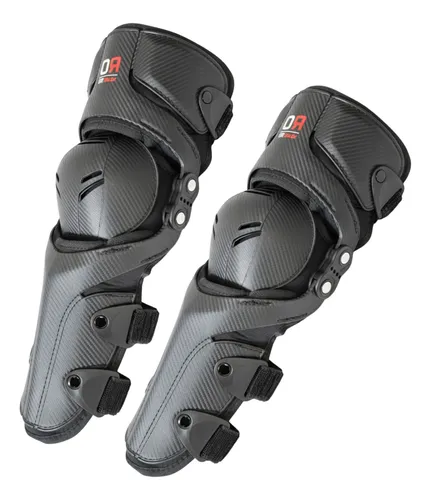 Joelheira Off Racer Articulada Evo Carbono Motocross Trilha