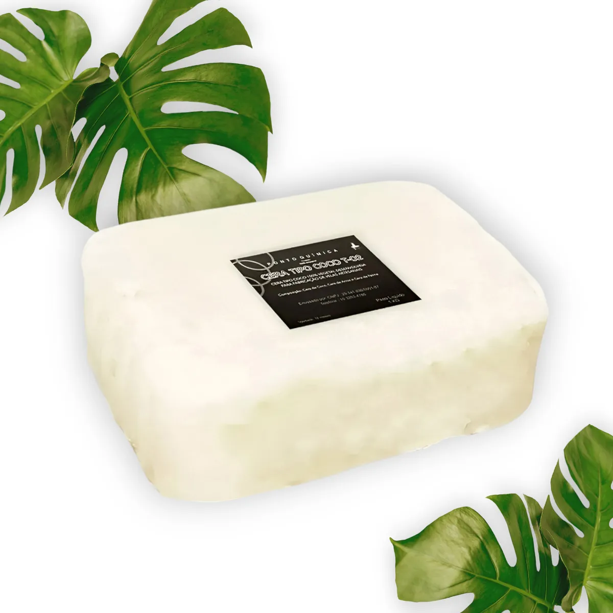 1kg Cera de Coco T02 Ponto Química para Velas 100% Vegetal