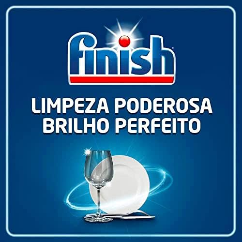 Finish Powerball Detergente para Lava Louças em Tabletes com Secante, 91 Tabletes