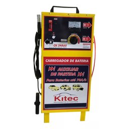 Carregador de Baterias 12/24V e Auxiliar de Partida 70A/h KITEC-CK24A60