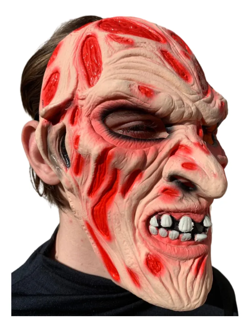 Máscara Assassino Freddy Krueger - Terror / Halloween