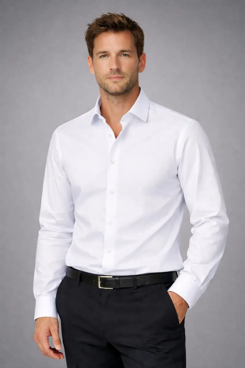 Camisa Social Masculina Slim Premium Manga Longa / Curta