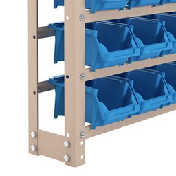 Kit Estante Gaveteiro com 25 Gavetas Nr. 3 Azul PRESTO-43002