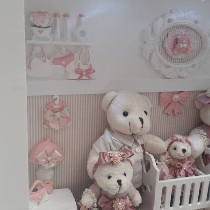 Quadro Maternidade Amor Maior - Rosê