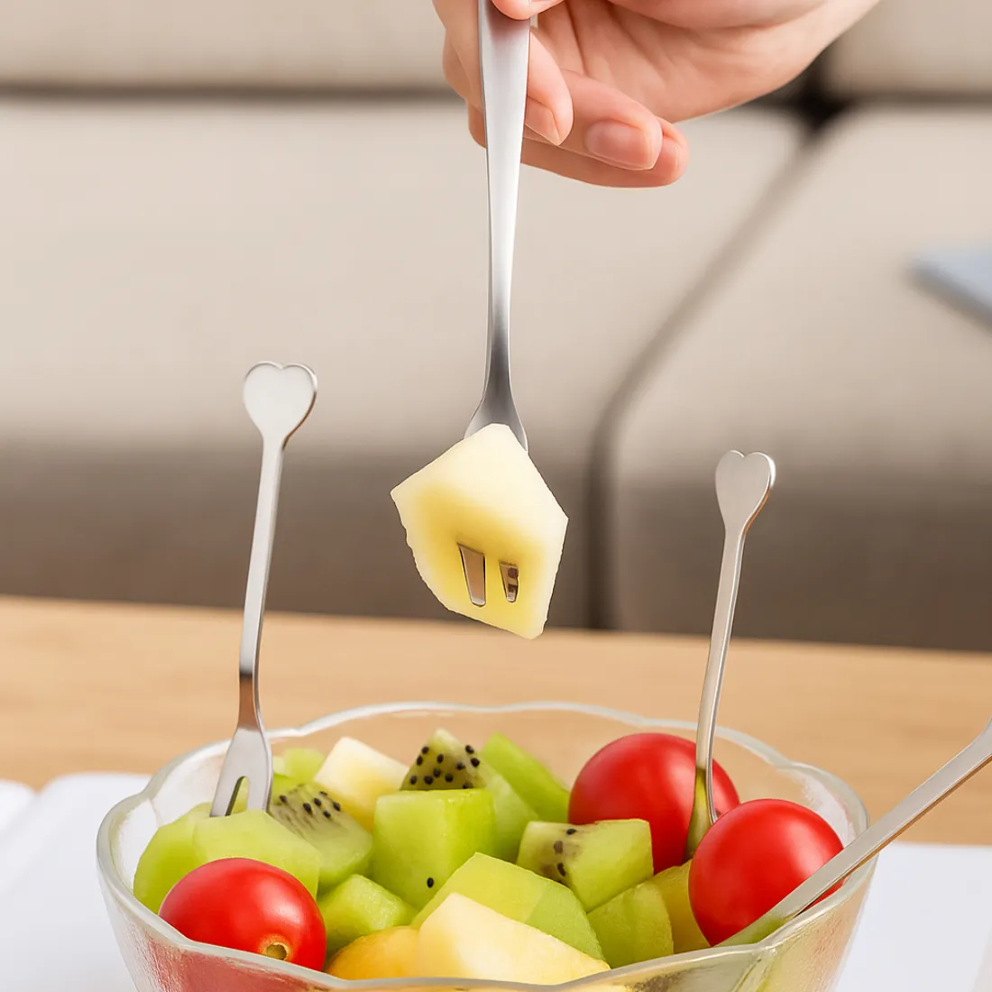 Mini Garfinho Aperitivo / Petisco Coração - Ref 105