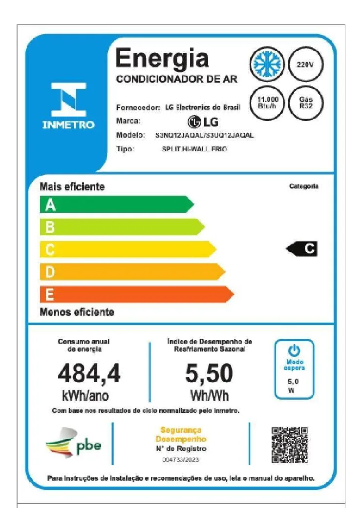 Ar Condicionado Lg Dual Inverter Compact +ia 12000 Btus Frio