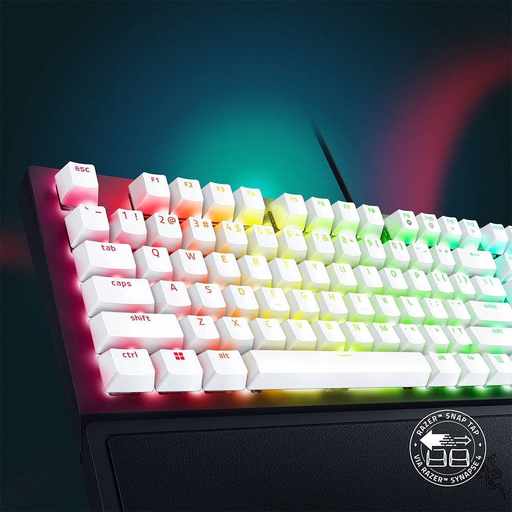 Teclado Mecânico Gamer Razer BlackWidow V3, Chroma RGB, Switch Green, Edição Especial, Layout US - RZ03-03543300-R3U1