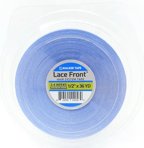 Fita Rolo Adesivo Lace Front Azul 36 Metros X 1.27cm