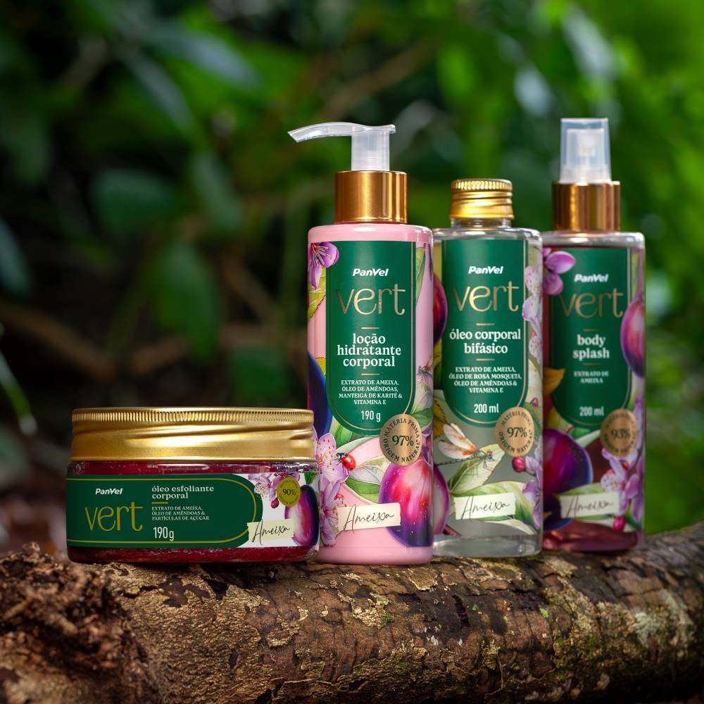 Loção Hidratante Corporal Ameixa Panvel Vert 190g