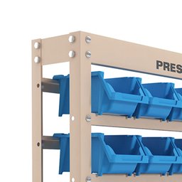 Kit Estante Gaveteiro com 25 Gavetas Nr. 3 Azul PRESTO-43002