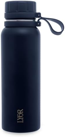 LYOR - Garrafa Térmica de Aço Inox Explorer Azul 650ml
