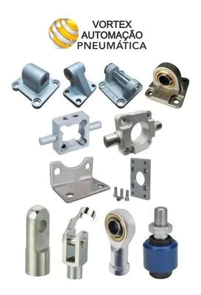 Cilindro Pneumático Iso 6431 Dupla Ação Ø80 X 120mm Curso