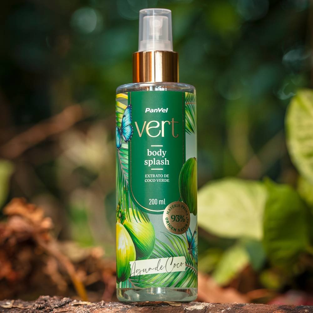 Body Splash Desodorante Corporal Água De Coco Panvel Vert 200ml