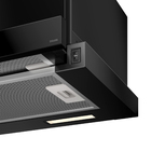 Depurador de Ar de Embutir Electrolux 60cm Preto 4 Bocas com Luz de LED Efficient DE6RB 220V