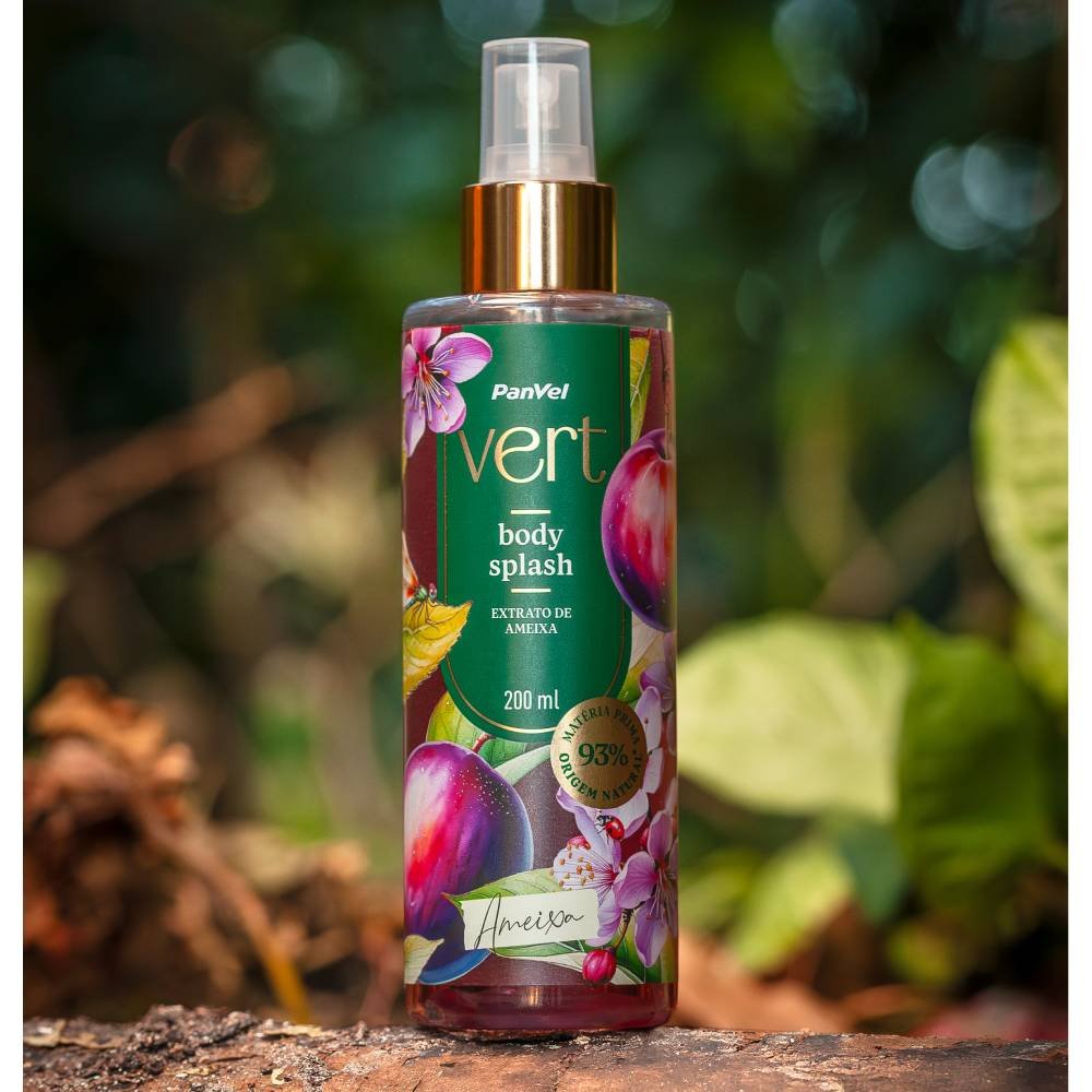 Body Splash Desodorante Corporal Ameixa Panvel Vert 200ml