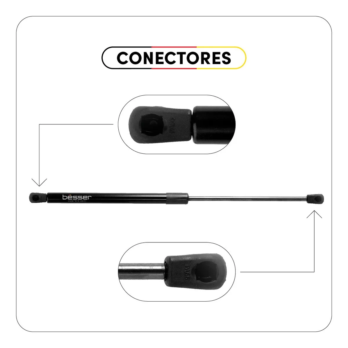 Par Pistão A Gás Amortecedor Porta Malas Novo Ford Ka