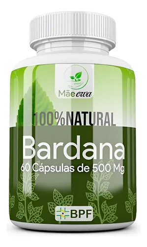 Bardana Em Capsulas De 500 Mg Produto 100% Puro Natural