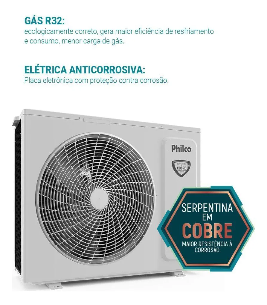 Ar Condicionado Inverter Philco Pac12fb 12000 Btus Frio 220v