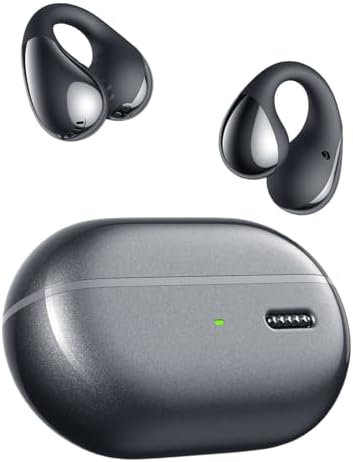 SoundPEATS PearlClip Pro Fones de Ouvido Bluetooth 5.4 de Ouvido Aberto com Presilha, IPX5 à Prova d'Água, 24H de Bateria, Controle por APP, Fones Esportivos para Corrida, Ciclismo e Fitness