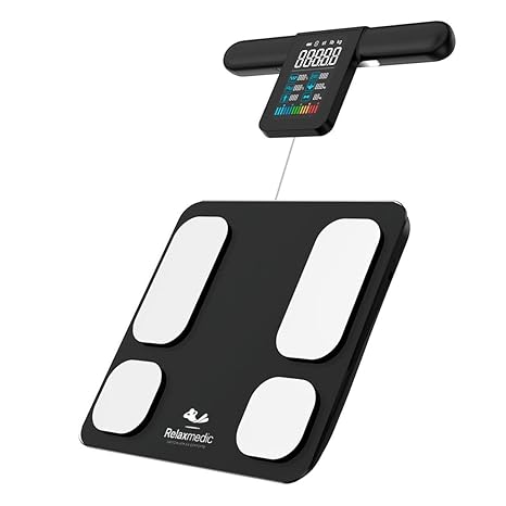 Balança Bioimpedância Corporal Digital Bodyscan - Relaxmedic Cor Preto
