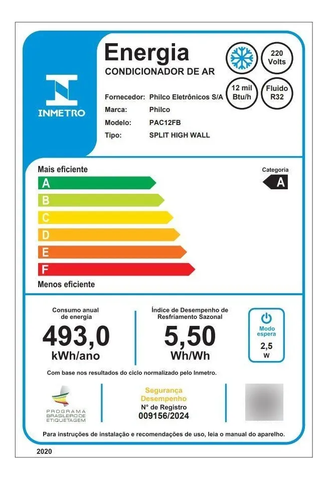Ar Condicionado Inverter Philco Pac12fb 12000 Btus Frio 220v