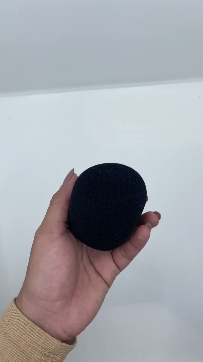 Kit 6 Espuma Para Microfone De Mão Sem Fio Sm58