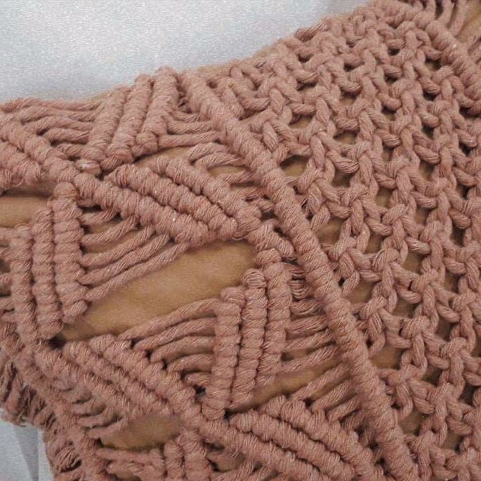 Almofada Macramê Boho