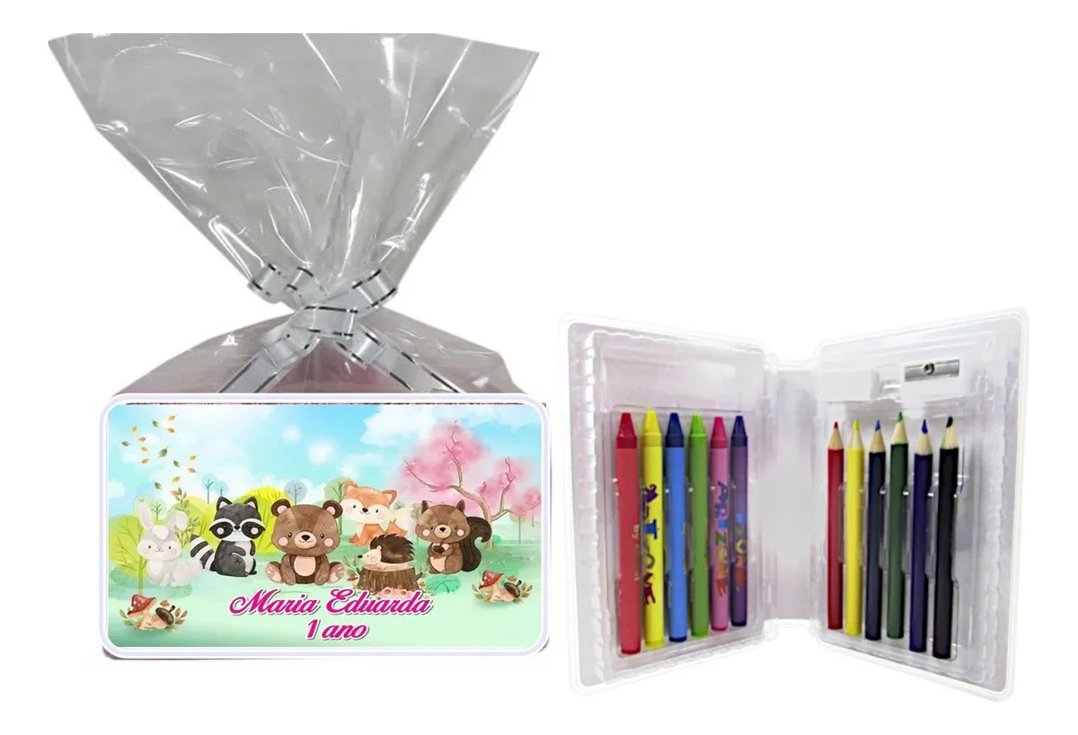 Lembrancinha Estojo Maleta De Pintura  Personalizado 10un