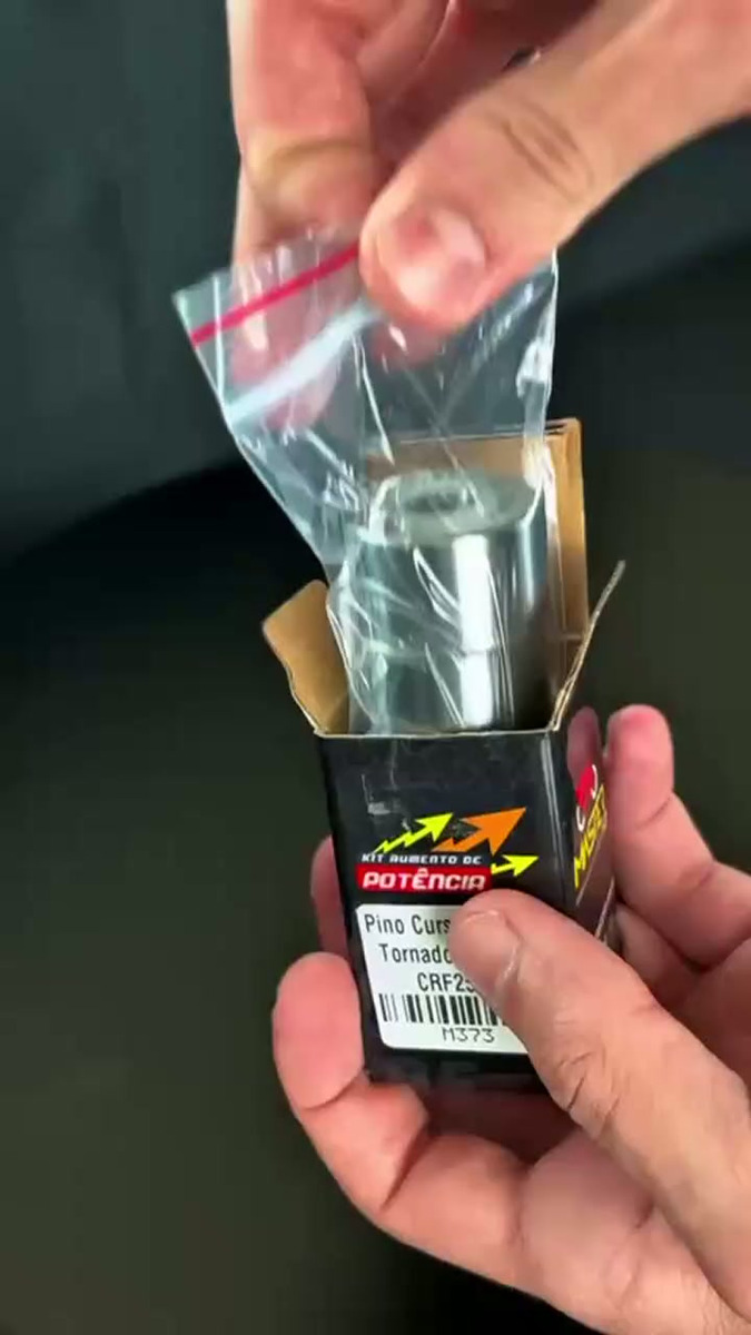 Pino Cursado Excêntrico 2mm - Crf230 / Cg125 99 / Strada