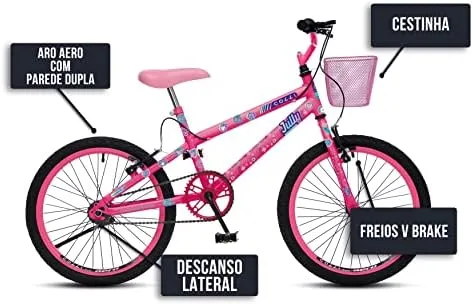 BICICLETA COLLI JULLY ARO 20 COM CESTINHA
