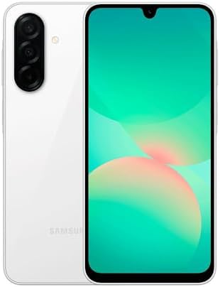 Samsung Celular Galaxy A26 5G 256GB, 8GB RAM, Câmera de 50MP, IP67, Tela Super AMOLED 6.7", NFC (Branco)
